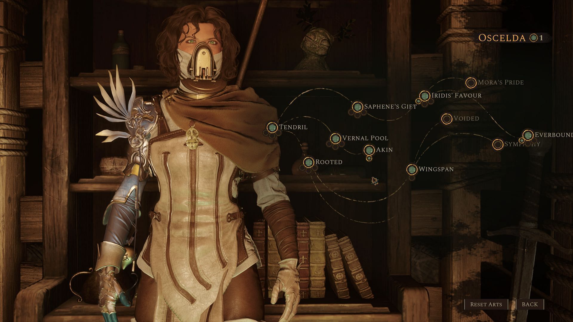 Oscelda skill tree (Image via Digital Extremes)